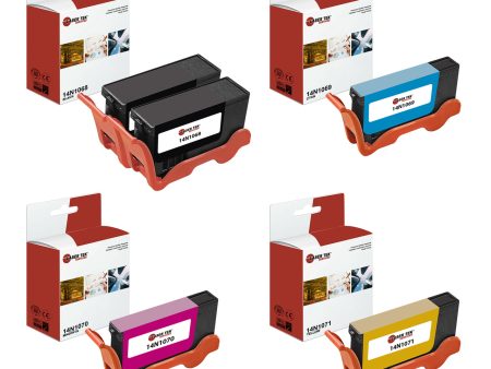 2 Black 3 Color Inkjet Cartridges for the Lexmark 100XL All-In-One S305 S40 Online Sale