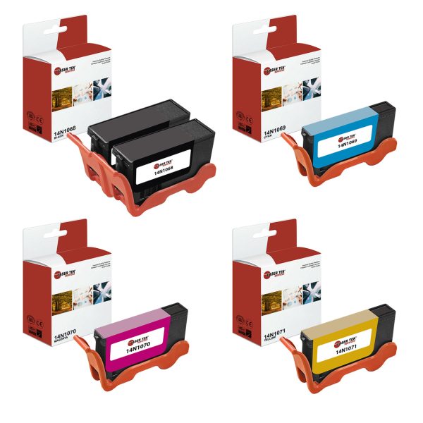 2 Black 3 Color Inkjet Cartridges for the Lexmark 100XL All-In-One S305 S40 Online Sale