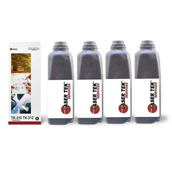 Kyocera TK310 TK312 FS2000 4 Pack Toner Refill With Chip Discount