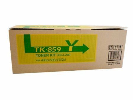 Kyocera TK859Y (TK-859Y) OEM Remanufactured Toner Cartridge Online now