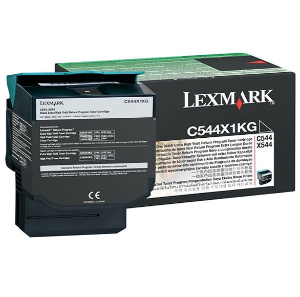 Lexmark C544 (C544X1KG) OEM Extra High Yield Remanufactured Toner Cartridge Online now